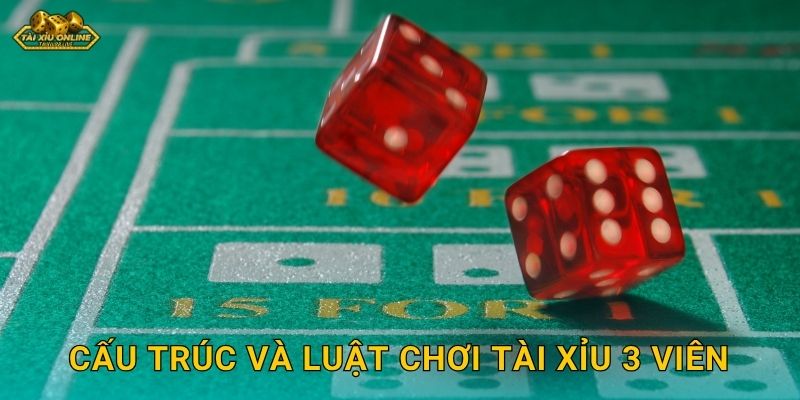 Cấu trúc và luật chơi Tài Xỉu 3 Viên