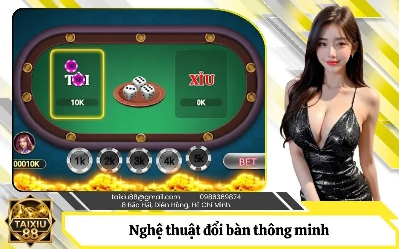 Nghệ thuật đổi bàn thông minh khi không bắt được nhịp độ