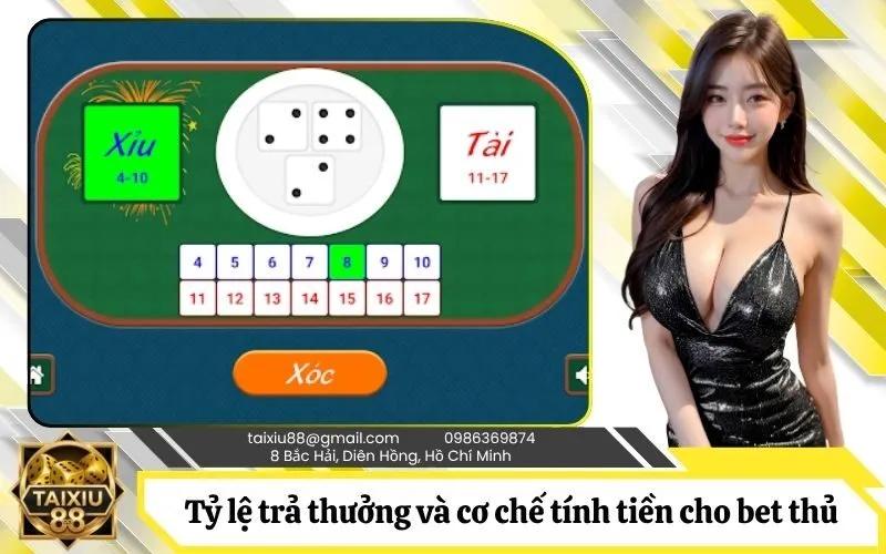 Phân tích chi tiết tỷ lệ trả thưởng và cơ chế tính tiền cho bet thủ